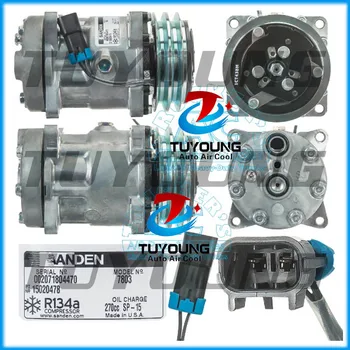 

SD7803 15680077 auto ac compressor for Chevrolet GMC 125mm 2PK