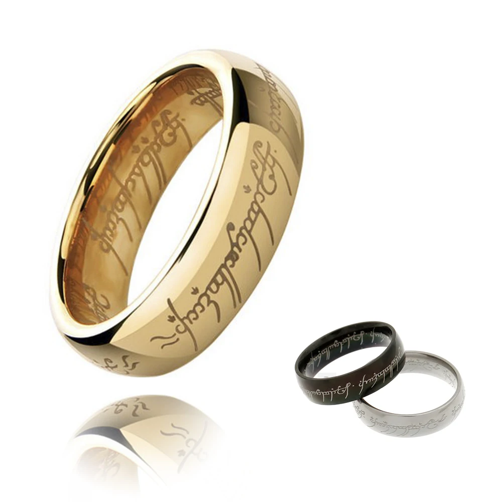 ...donne nero argento oro taglia 7 15|ring stainless steel|steel scope ring...