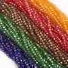 145pcs 4mm Multi Color Rondelle Austria faceted Crystal Glass Beads Loose Spacer Round Beads For DIY Jewelry Making ► Photo 2/6