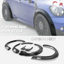 Для 10-16 Mini Countryman R60 MON style комплект из углеродного волокна над крылом+ 20 мм(только JCW) глянцевый Набор для арки