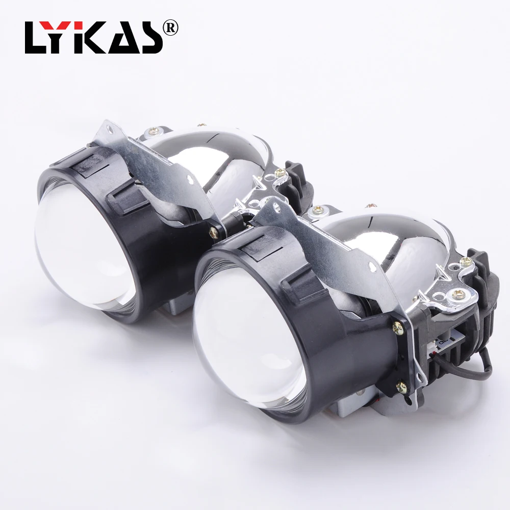 

LYKAS 3.0 Bi Led Projector Lens 5500K Car Headlight Retrofit Kit H4 H7 H13 9005 9006