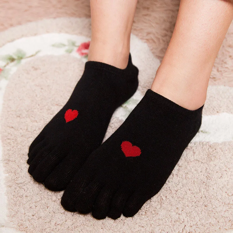 [WPLOIKJD] Japan Meias, хлопковые носки, 5 цветов, Подарочные женские цветные носки с открытым носком, Calcetines Mujer