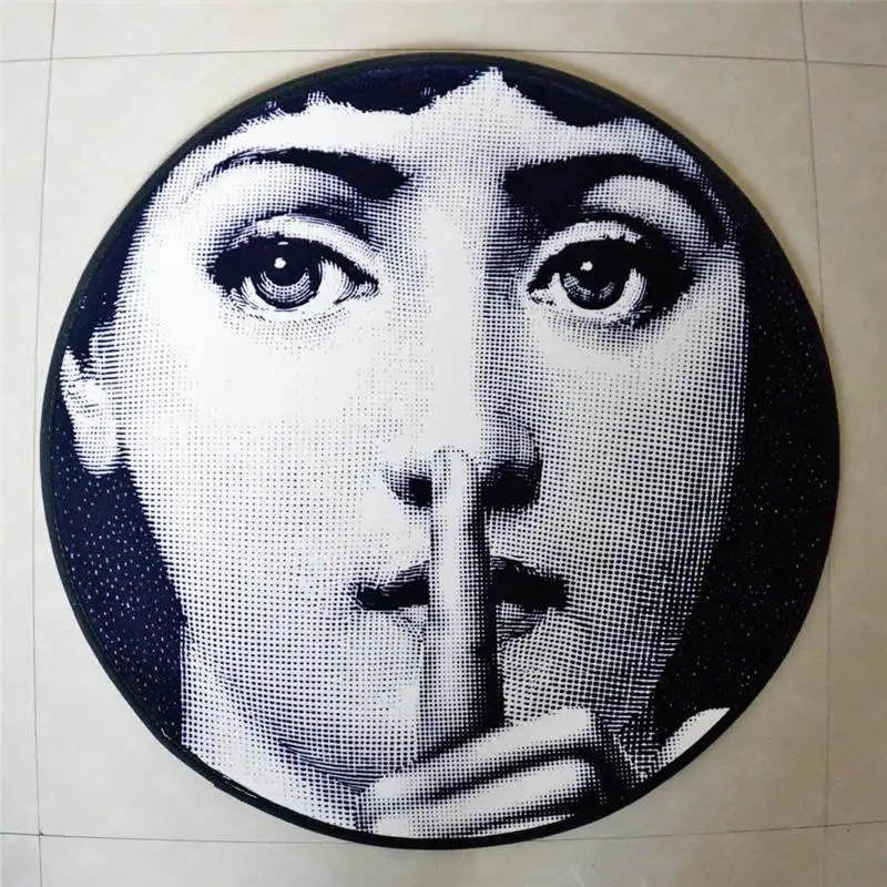 Fornasetti круглый коврик классический косметический ковер для гостиной спальни коврик для входной двери домашние декоративные коврики - Цвет: 5