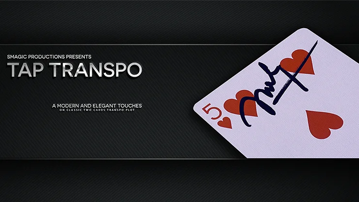 Tap Transpo от Smagic Productions (Gimmick + Online Instruct)-магический реквизит для сцены волшебные