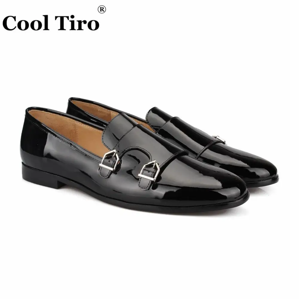 Black Patent leather Double-Monk Loafers (2)