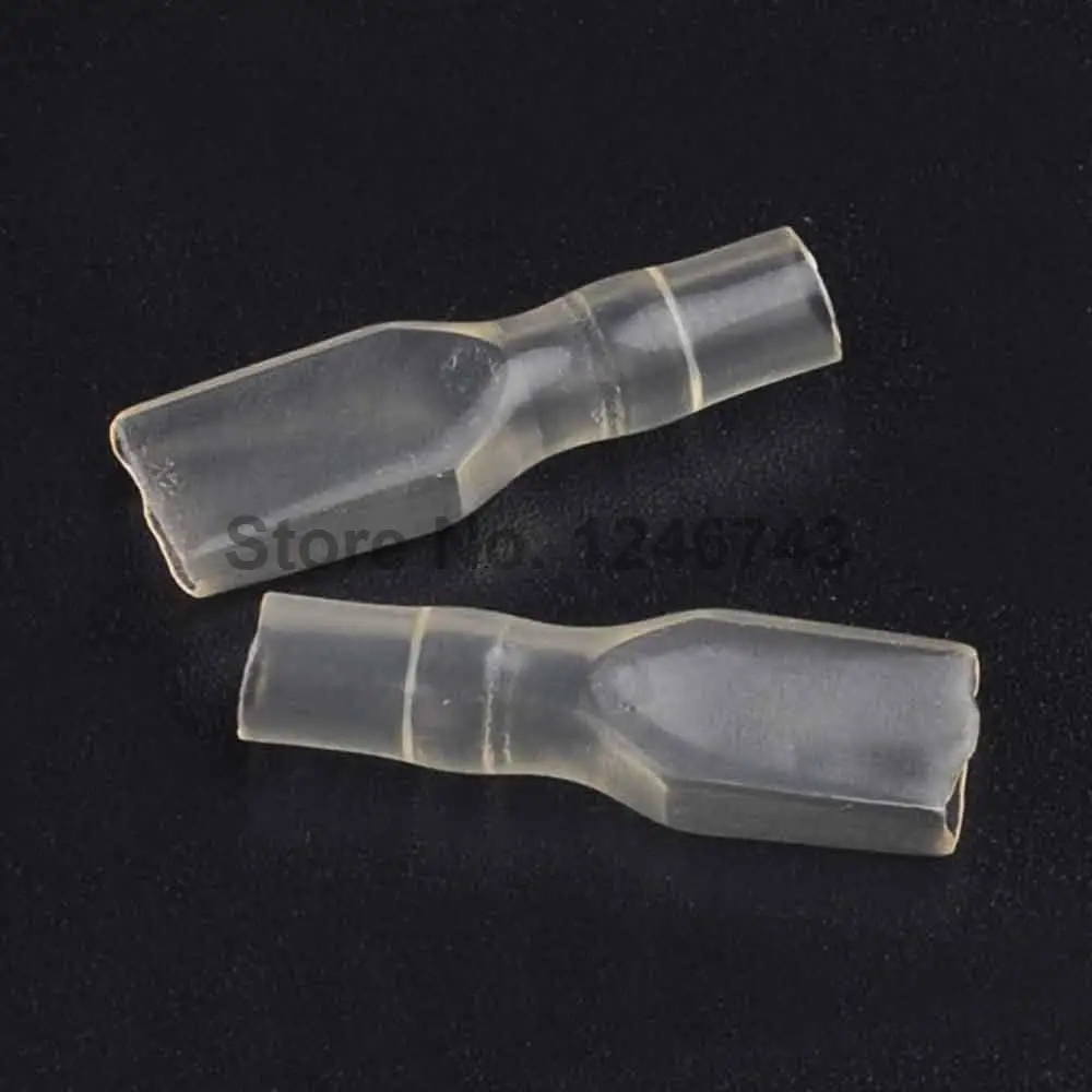50PCS 4.8mm Female Spade Connector Crimp Terminal PVC Insulated Sleeve