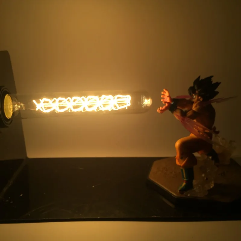 Горячая Dragon Ball Сон Гоку Вегета сила бомбы Luminaria Ночная настольная лампа праздничный подарок комнатное декоративное освещение в ЕС штекер - Испускаемый цвет: B