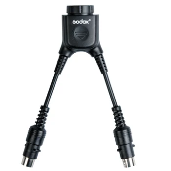 

Godox DB-02 Cable Y Adapter 2 to 1 for PROPAC Power Pack PB960 Flash Speedlite AD360 AD180 Black