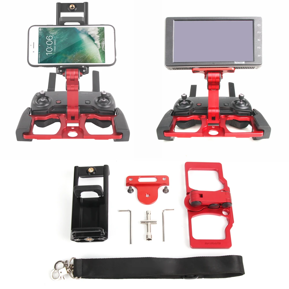 

New DJI Spark Mavic Air/Pro Remote Control Phone Tablet Holder for CrystalSky Monitor Bracket Mount Stand Remote Controller Kit