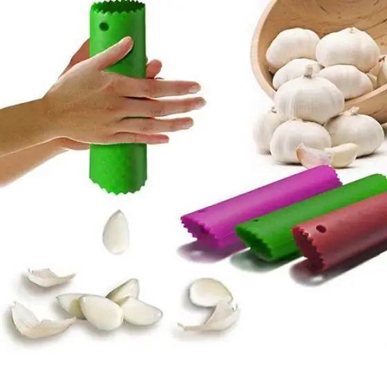 

Hoomall 1PC Creative Garlic Peeler Magic Helper Useful Kitchen Tools Portable Mini Kitchen Accessories Gadget