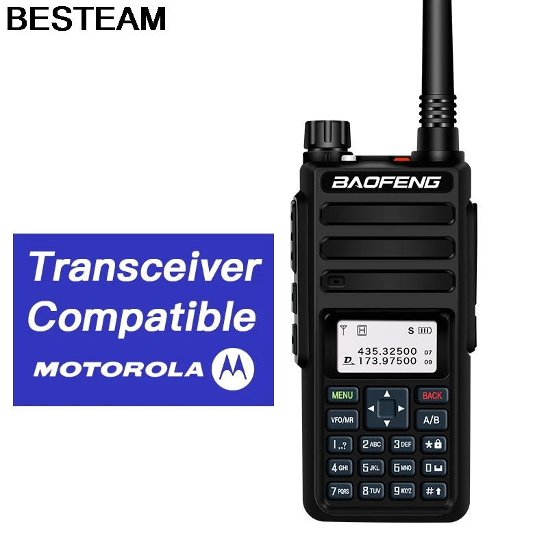 

Baofeng DM-1801 Dual Band Dual Time Slot DMR Digital/Analog 2Way Radio 136-174/400-470MHz 1024 Channels Ham Walkie Talkie DMR