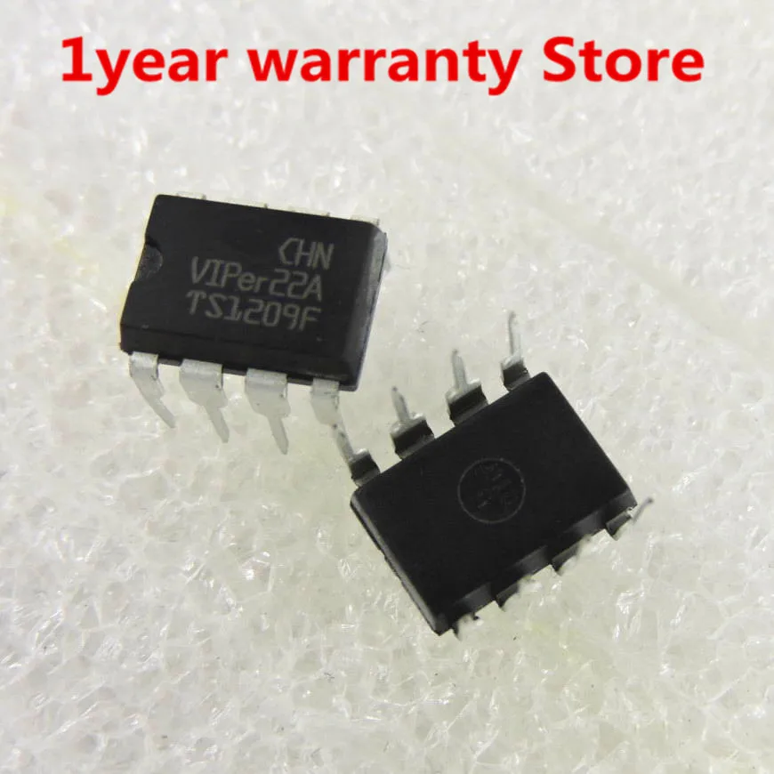 

10pcs VIPER22A VIPER22 DIP-8 AC/DC Converters Low OFF-Line SMPS new original