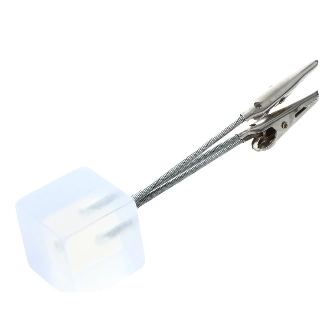 PPYY NEW 3 Clips Wire Memo Holder Paper Note Clip Cube Basein Card