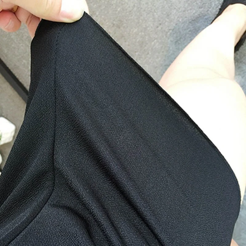 Новые пикантные безопасности Короткие штаны плюс Размеры Для женщин модал тонкий растягивается кружевные короткие брюки летние шорты DDHP01-2