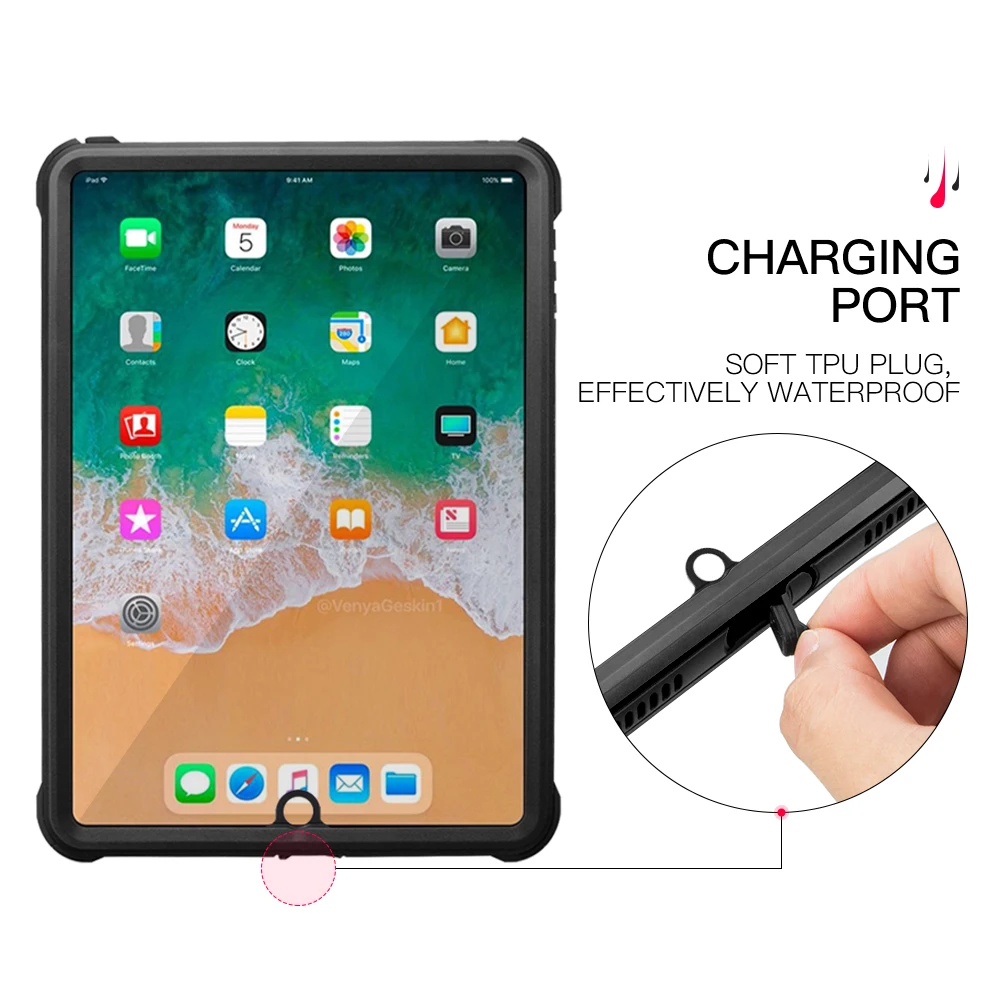 Для iPad Pro 10,5 чехол, чехол для iPad Pro 10,5 Smart Cover противоударный пылезащитный водонепроницаемый ТПУ задняя крышка