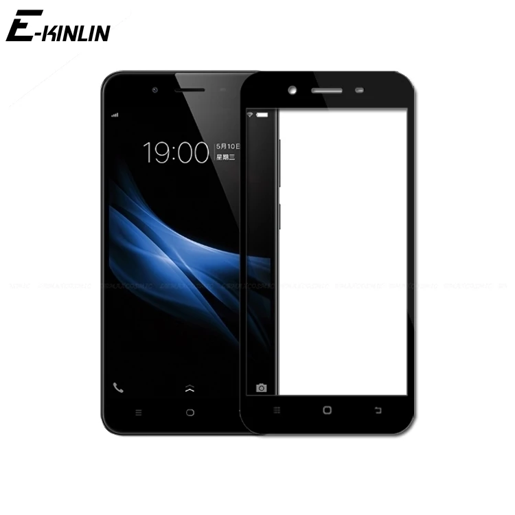 

2.5D 9H Full Cover Screen Protector Tempered Glass For Vivo V9 Youth V7 V5s V5 Plus Y85 Y79 Y75 Y67 Y65 Protective Film