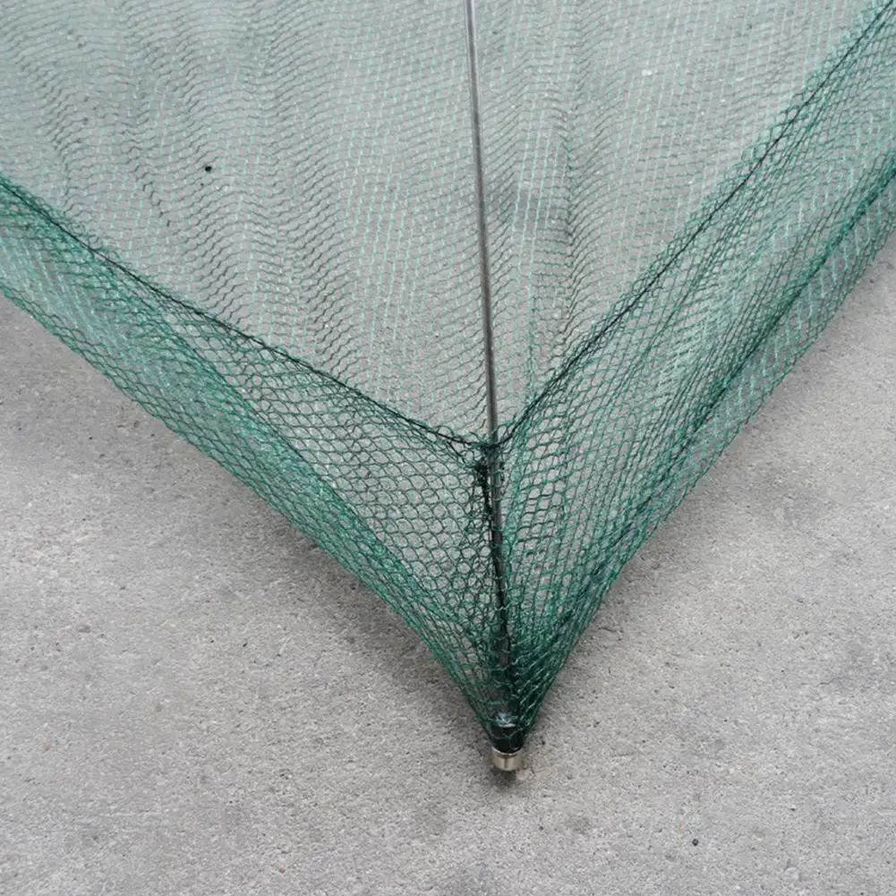Рыболовная сеть природа; Аксессуары для рыбалки 60X60 см складной рыболовная сеть креветки приманки рыболовный Садок можно сложить и вытянуть
