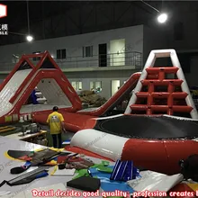 Огромный надувной плавающий игровая площадка для Аква спорта