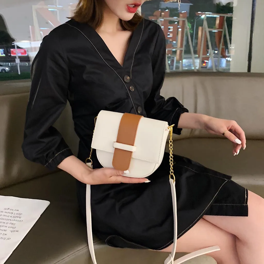 

2019 new Simple style women's small bag simple one shoulder small bag cute messenger cross body bag sheny#G4