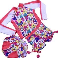 Неопрен+ лайкра дети Мокрые одежды спорта людей молодежи Купальники для малышек Предохранители сыпи спорта людей для ребенка Плавание подводное плавание Обувь для мальчиков и Обувь для девочек погружения кожи гидрокостюм Подводное плавание