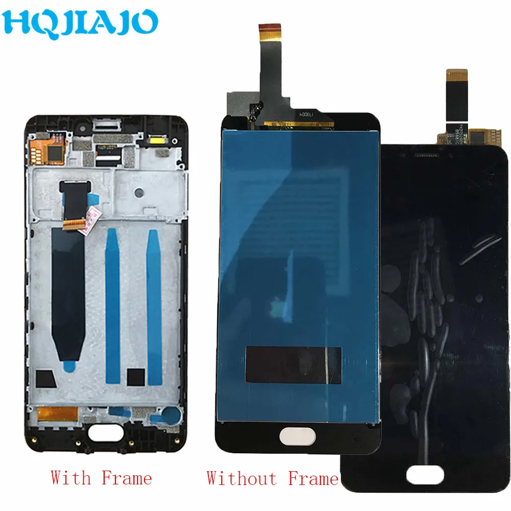 

For Meizu M6 Touch Screen Digitizer + LCD Display Frame For Meizu M6 M711H M711M M711Q Assembly 5.2" Cellphone Black White IPS