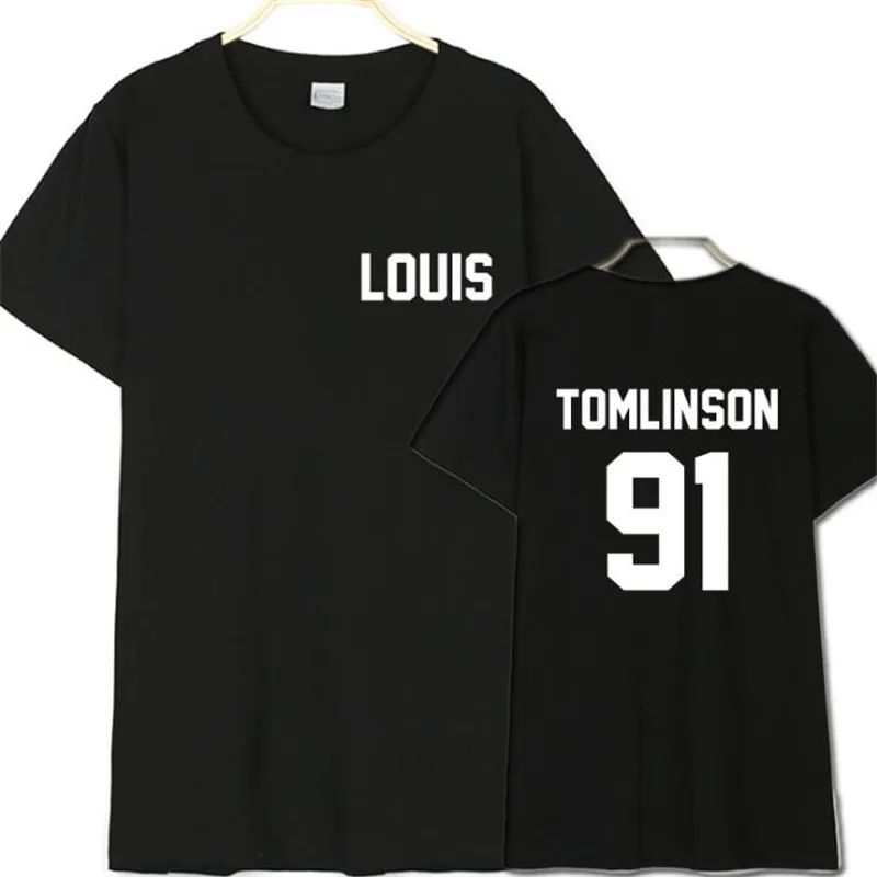 Модная женская футболка Pkorli в одном направлении LOUIS TOMLINSON для женщин и мужчин