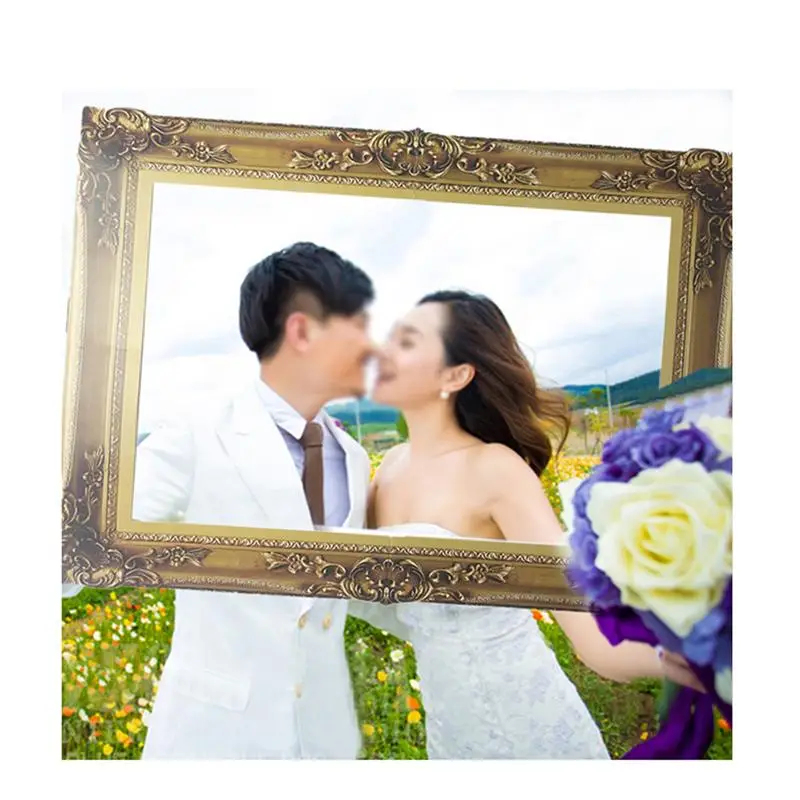 Diy Paper Picture Frame Cutouts Antique Photo Booth Props For Wedding Birthday Party Decoration