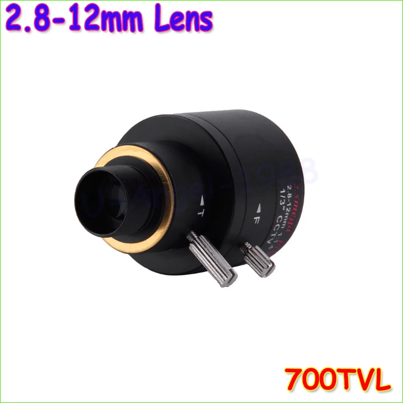 

Wholesale 1pcs 2.8-12mm Focus Zoom Lens Mini 700TVL FPV HD 1/3 CCD Camera Module Wide Angle Sensor board Security CCTV Camera