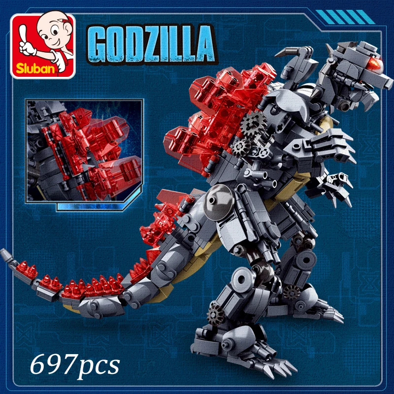 

NEW King Monsters GodzillaINGlys GhidrahINGlys RodanLINGlys Mech Robot Building Blocks Movie Kits Toys for Children Boys Gifts