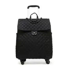 Для женщин Модный Дорожный чемодан на колесиках сумка Спиннер для девушек 20 дюймов чашку водонепроницаемый багаж на ролликах портативный чемодан для багажа на колесиках