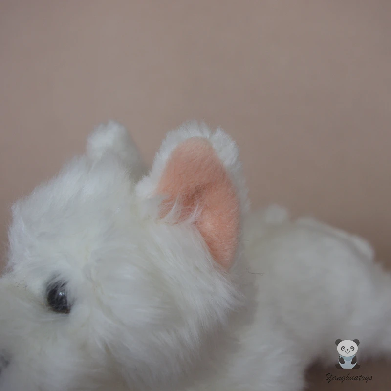 Настоящая жизнь белый терьер плюшевая кукла для собак игрушка праздничный подарок мягкие игрушки для детских магазинов