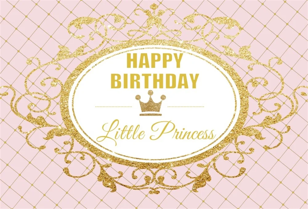 

Laeacco Princess Birthday Party Photocall Baby Girl Photography Backgrounds Customized Photographic Backdrops For Photo Studio