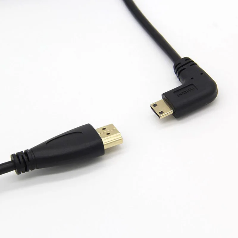 Mini mini HDMI to 90 градусов правый локоть HD пружинная линия SLR специальная Растяжка 2 5