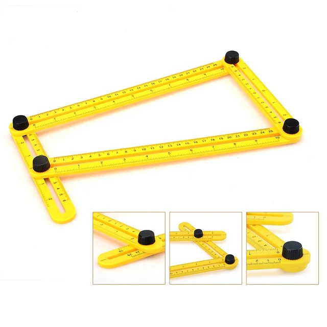 new measuring instrument angle rulers template tool four sided ruler mechanism slides p10
