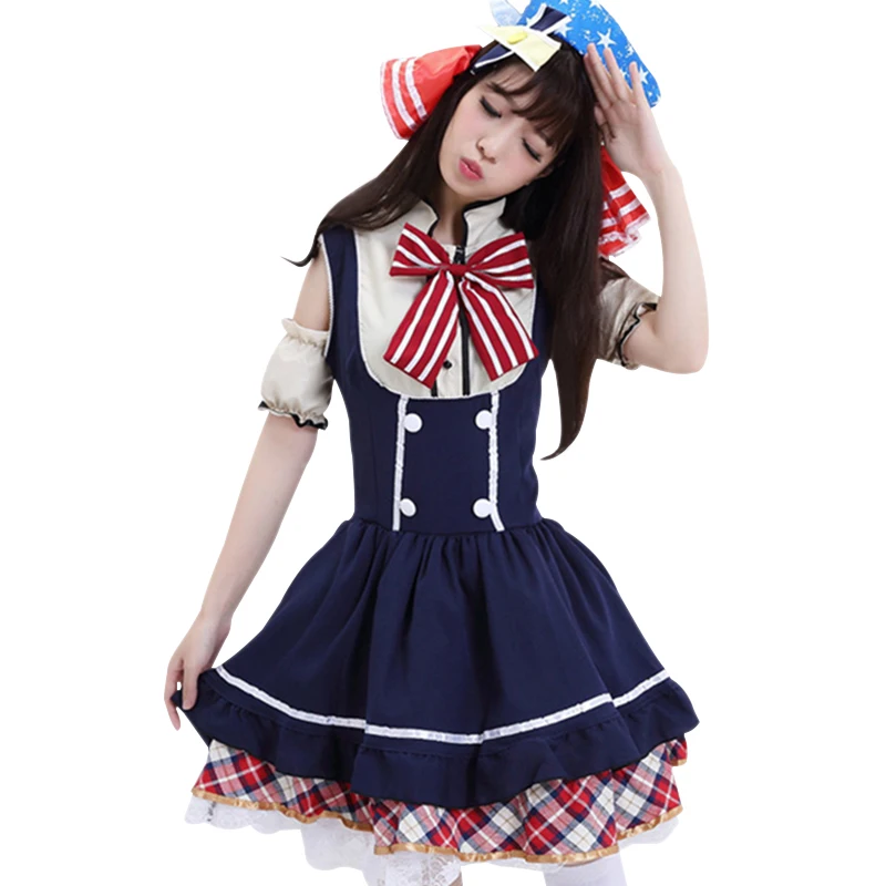 Japanese Anime love live nico cosplay Tojo Nozomi cosplay Candy Maid