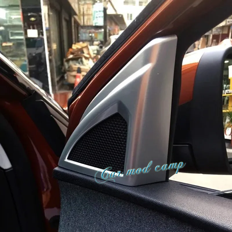 2pcs ABS Matte font b Interior b font font b Car b font Door Stereo Speaker