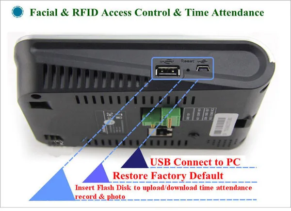 WiFI ID карта и распознавание лица система контроля доступа ZK лицо и Карта посещаемость времени система SDK программное обеспечение бесплатно