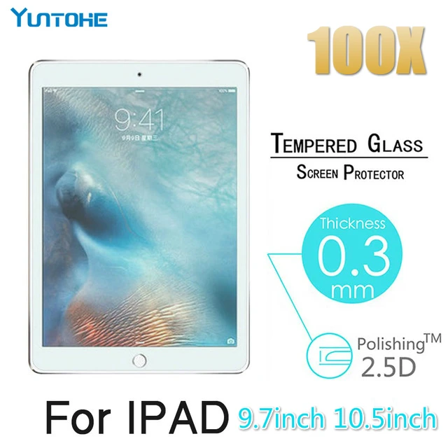 iPad 6 iPad 5 Air New Tempered Glass Screen Protector for Apple iPad Pro 9.7