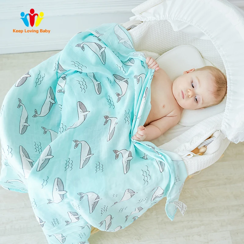 Muslin Baby Blanket Baby Bath Towel Bed Sheet Stroller Cover Cotton