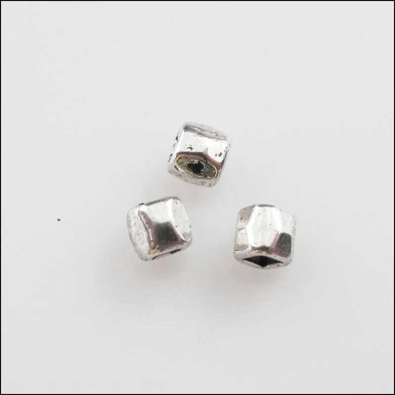 

New 90Pcs Tibetan Silver Tone Surface Spacer Beads Charms 3mm