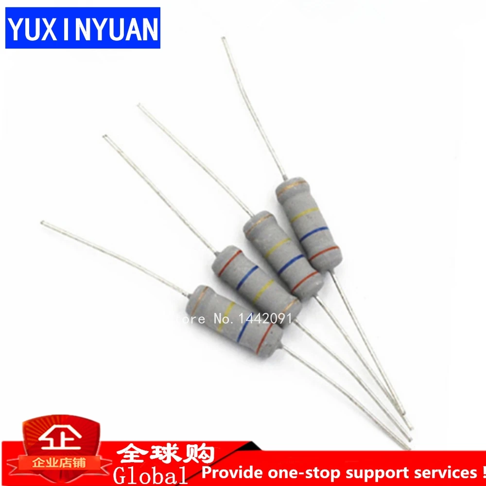 10pcs/lot 5W 5% 1R ~ 1M 2.2R 10R 22R 47R 51R 100R 150R 470R 1K 4.7K 10K 47K 1 2.2 10 22 47 51 100 150 470 ohm | Обустройство дома