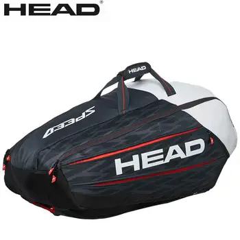 

Head Genuine Wimbledon Novak Djokovic Backpack tennis bag for 9 pieces racket Backpack Multi-function bags