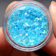 1 коробка цветов, яркий, синий цвет, блестки, акриловая пудра, кристально-полимерный дизайн ногтей, советы, строитель, ложные бусины для ногтей, художественный строитель
