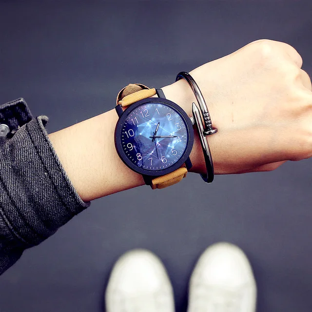 Lovers Starry Sky Watch Couple Watch Fashion Large Dial Sport Watch Men Women Wa Lovers Starry Sky Watch Couple Watch Fashion Large Dial Sport Watch Men Women Wa
