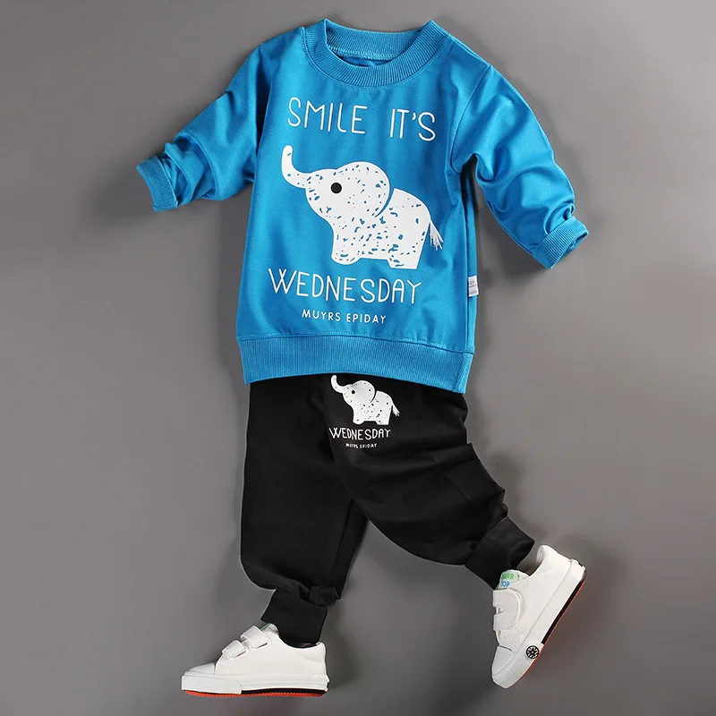 

2017 New baby boys Cartoon Kids Clothes Children Clothing Baby Clothes Set Leisure Baby Boys Clothing Set Cotton boys set