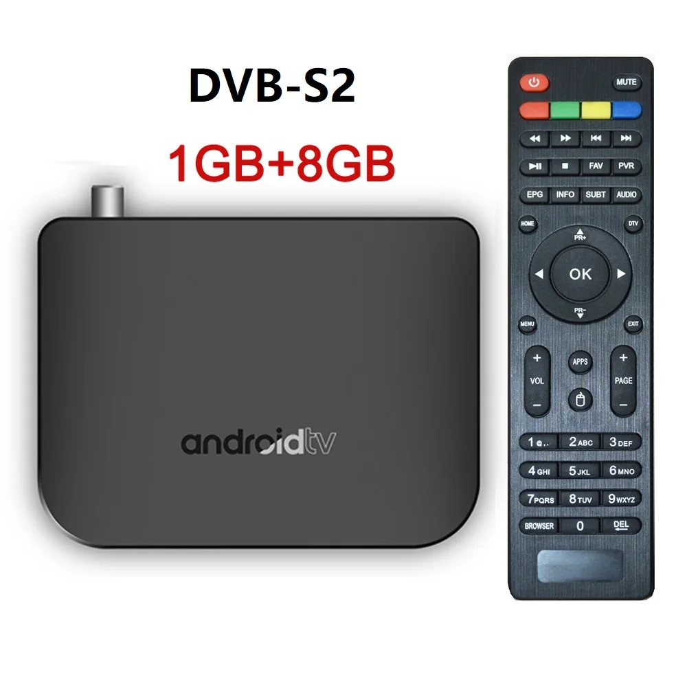 M8S PLUS DVB T2 S905D TV Box Quad Core 4K 2.4G WiFi Media Player Android 7.1.2 