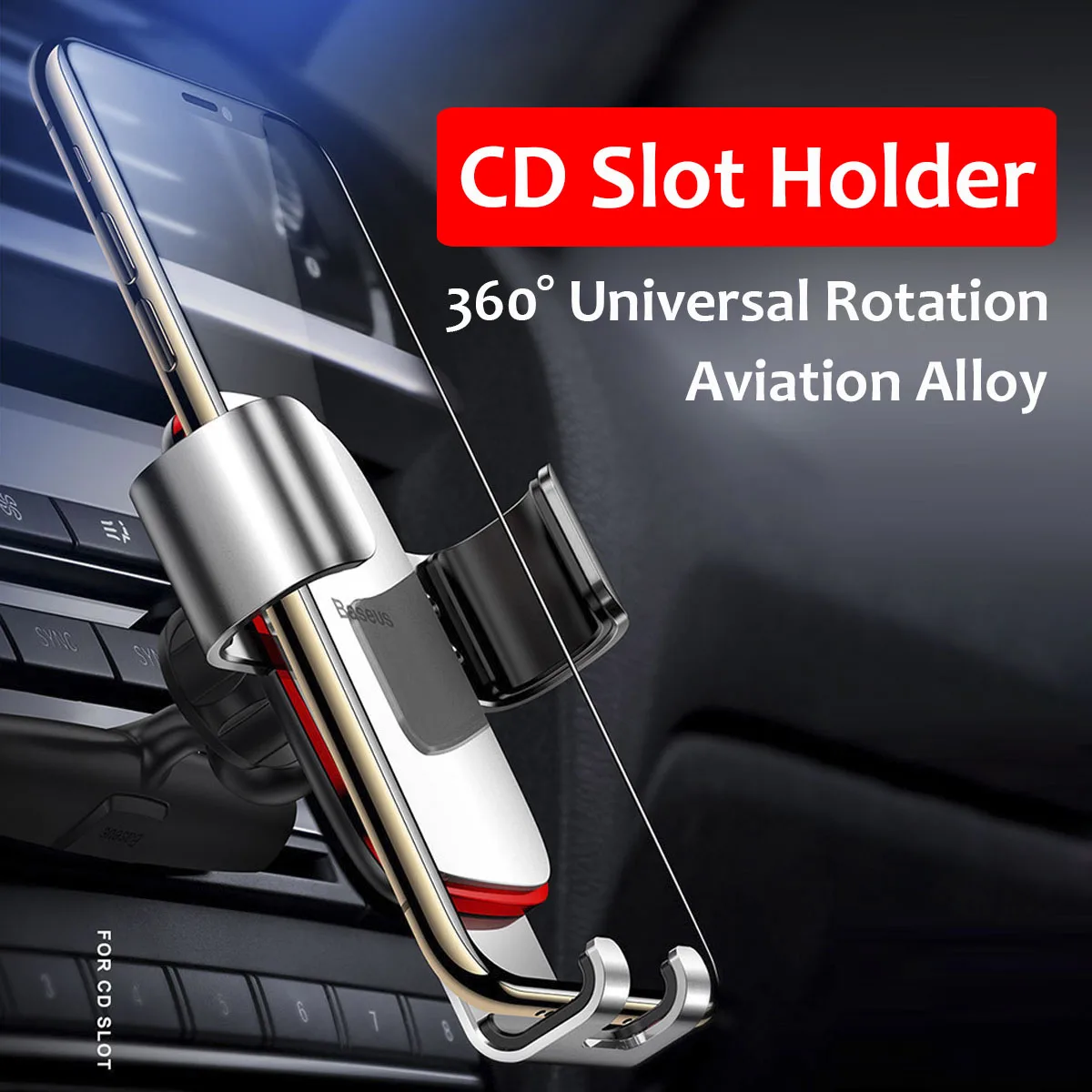  Schwerkraft Auto Handy Halter für Auto CD Slot Montieren Telefon Halter Stehen für iPhone X XS für 