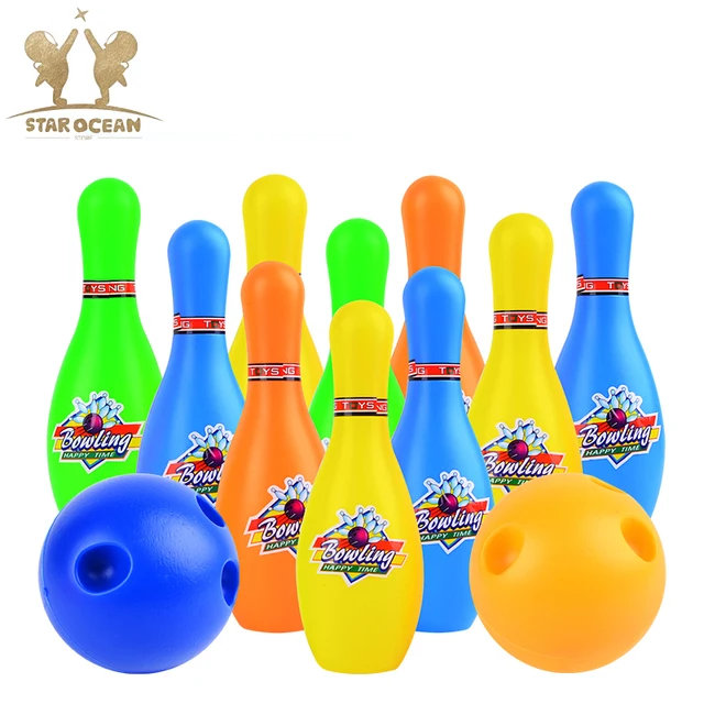 Best Price Leisure Indoor Exercise Toys Mini Bowling Kids Games Bowling Set Interaction Toys For Children Party Child Indoor Sport