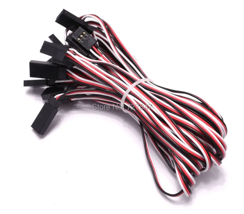 

10x 1000mm 100cm Servo Extension Cord Cable Lead Wire JR
