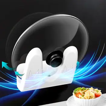 

Adeeing sale Multi functional Kitchen Rack Chopping Board Pot Cover Shelf dish drainer fridge organizer No Punching Storage Racks